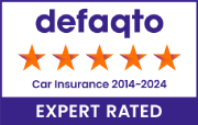 Defaqto 5 Stars Car Insurance 2014 to 2024 EXPERT RATED