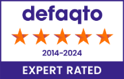 Defaqto 5 Stars 2014- 2024 EXPERT RATED