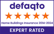 Defaqto 5 Stars Home Buildings Insurance 2014 to 2024 EXPERT RATED