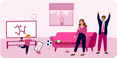 Household items being damaged