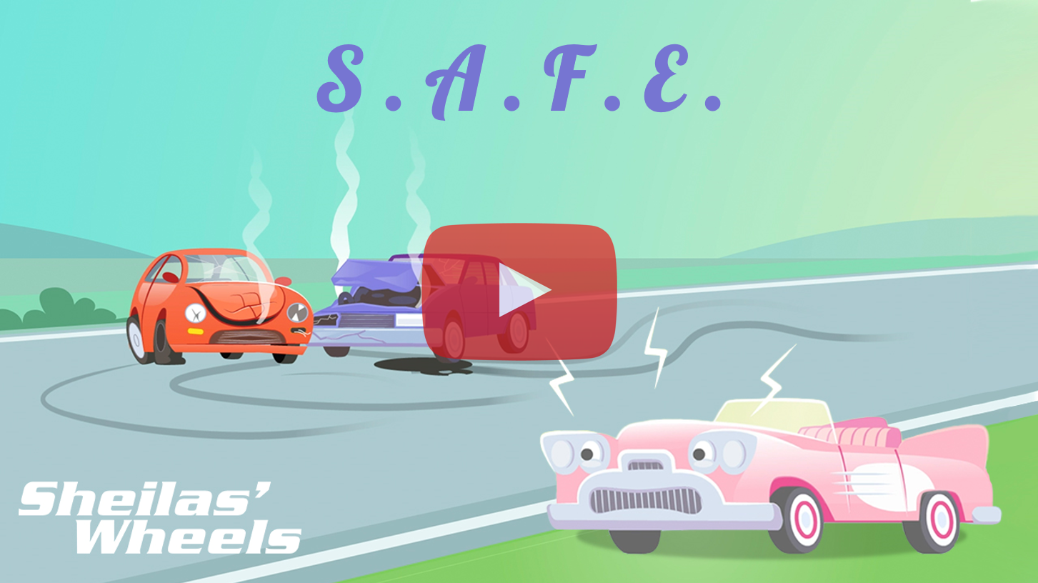 Watch the Sheilas' Wheels SAFE video on YouTube