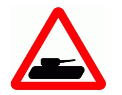 Slow-Moving Military Vehicles