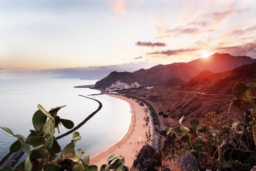 Tenerife beach scene